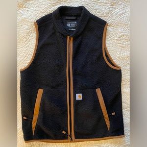 Medium Carhartt Black Sherpa Vest. Size Medium